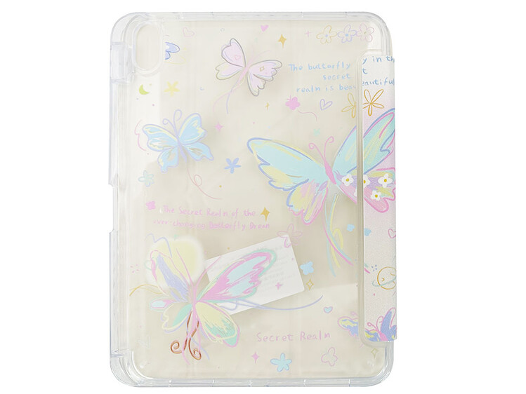 Plastic Cover Print iPad 10.9" (2022-24)/11" (A16) 2025 з кріпленням для стілусу gradient butterfly