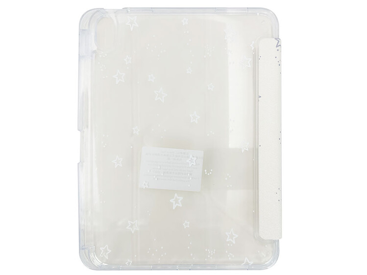 Plastic Cover Print iPad 10.9" (2022-24)/11" (A16) 2025 з кріпленням для стілусу gray stars