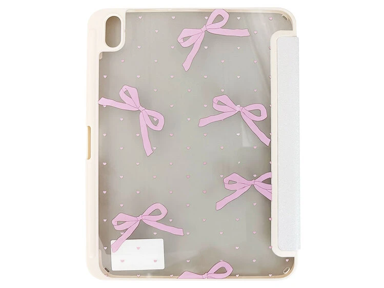 Plastic Cover Print iPad 10.9" (2022-24)/11" (A16) 2025 з кріпленням для стілусу pink bowknot