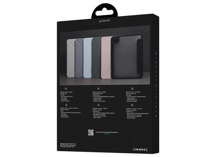 Чохол Proove Solid iPad 10.2(19/20/21) lavender gray