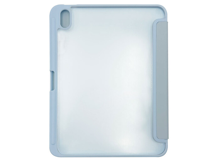 Пластиковый чехол для iPad 10.9" (2022-24)/11" (A16) 2025 с креплением для стилуса лиловый