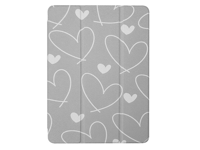 Силиконовый чехол Print для iPad 10.2 (20/21) с креплением для стилуса simple love