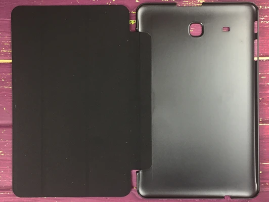 Folio пластик Samsung TabE/T560 black
