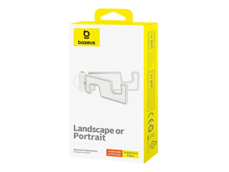 Підставка для телефону Baseus Portable Series white