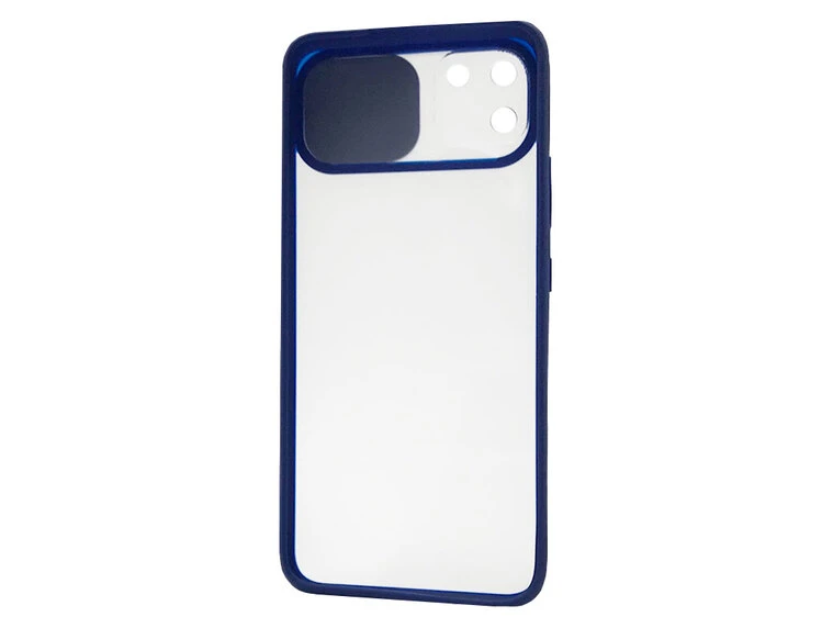Matte case hide camera Realme C11 blue