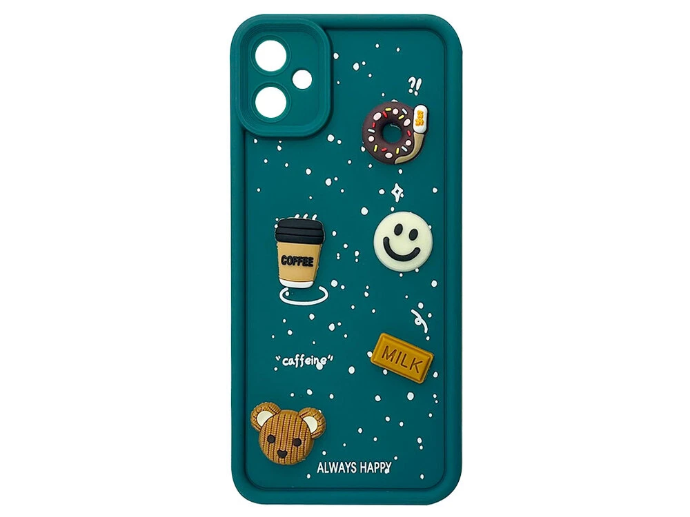 TPU 3D Toys Camera Samsung A05 dark green