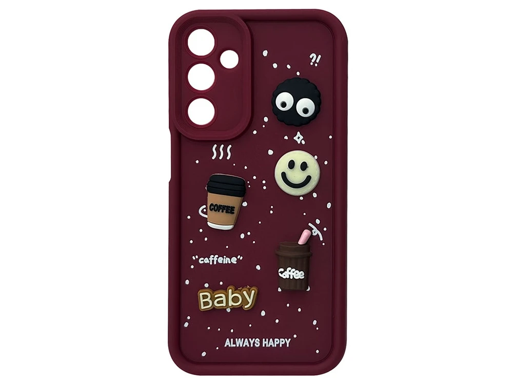 TPU 3D Toys Camera Samsung A05s marsala