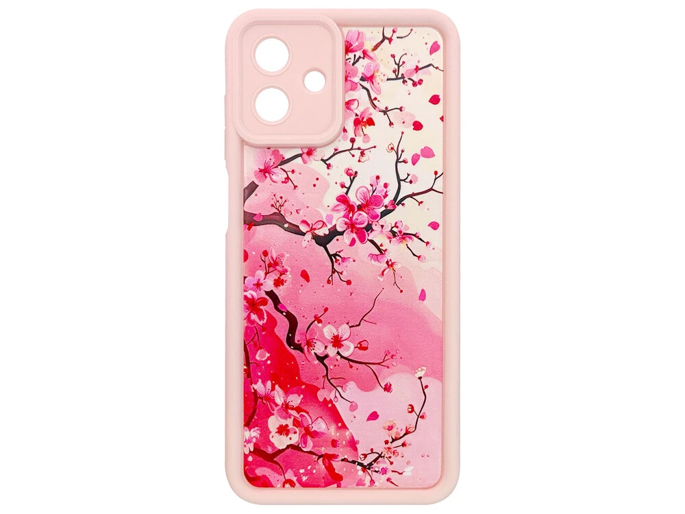 TPU Sakura Camera Samsung A07 pink