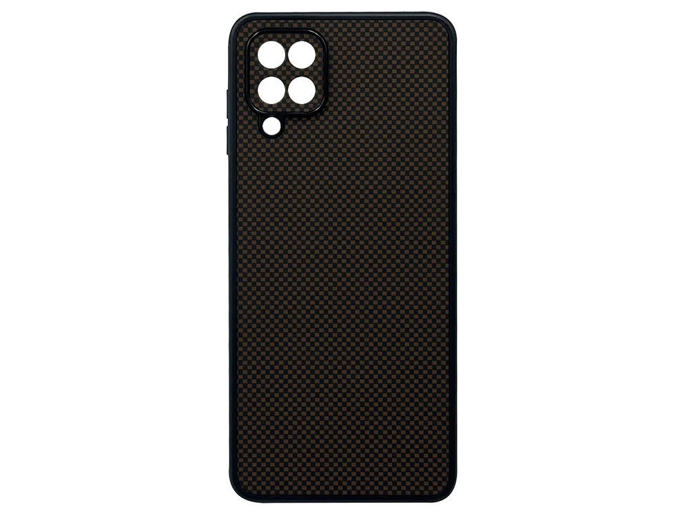 Накладка Elite Carbonique Samsung A12/M12 black/orange