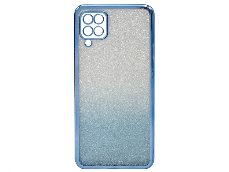 Накладка Ombre Glitter Samsung A12/M12 (2021) blue