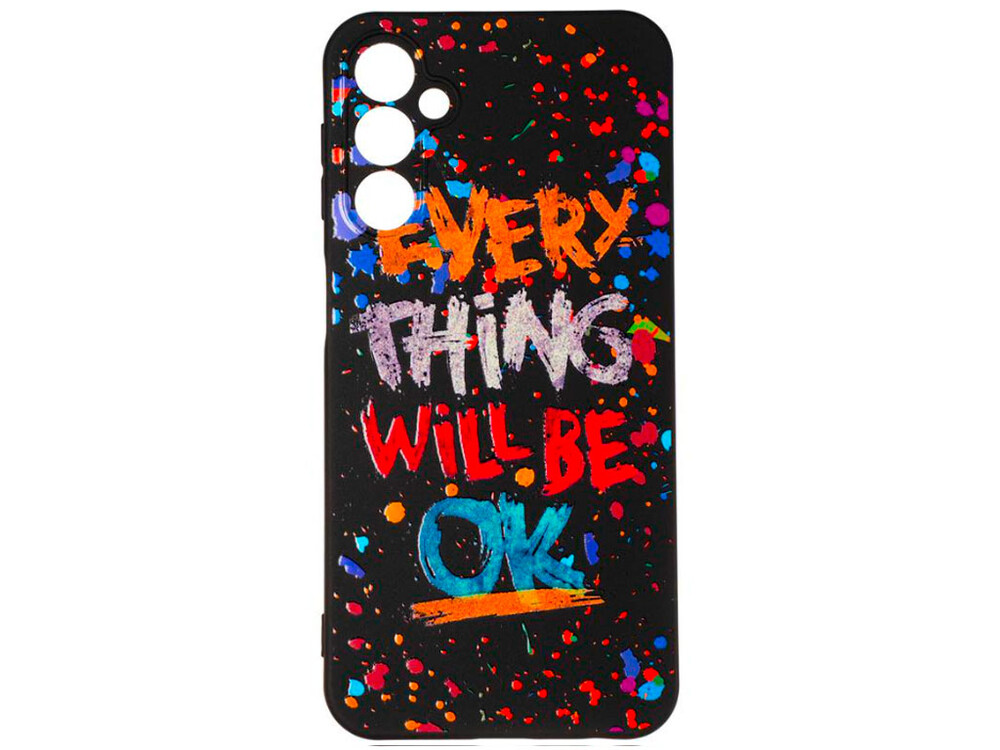 Накладка Gel Black Print Samsung A24 everything ok