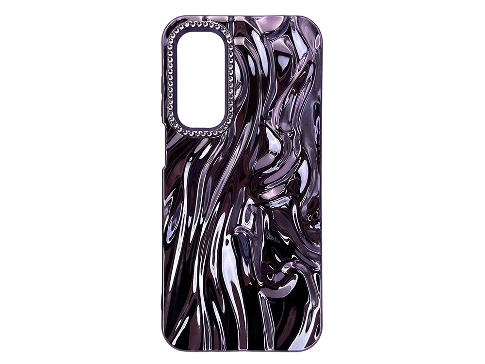 Накладка Crystal Wave Diamond Camera Samsung A16 purple