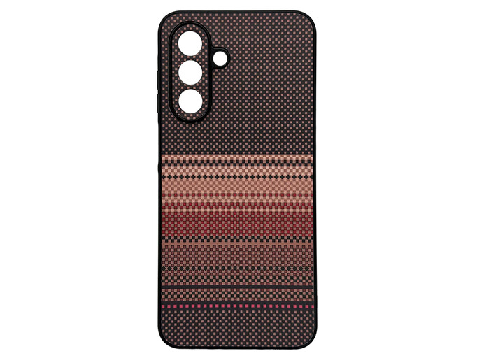 Накладка Elite Carbonique Samsung A56 beige/red/black