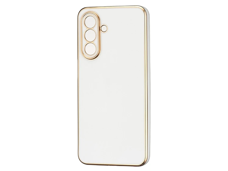 Накладка Colorful Golden Line Samsung A56 white