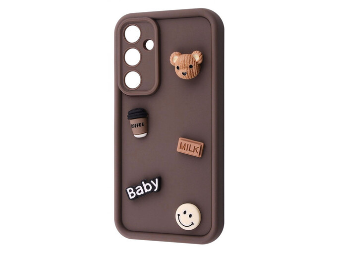 TPU 3D Toys Camera Samsung A25 brown