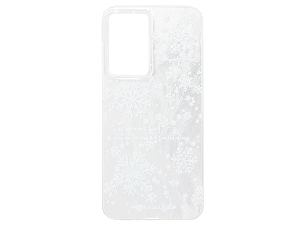 Накладка Paint Stroke Samsung A26 white snowflake