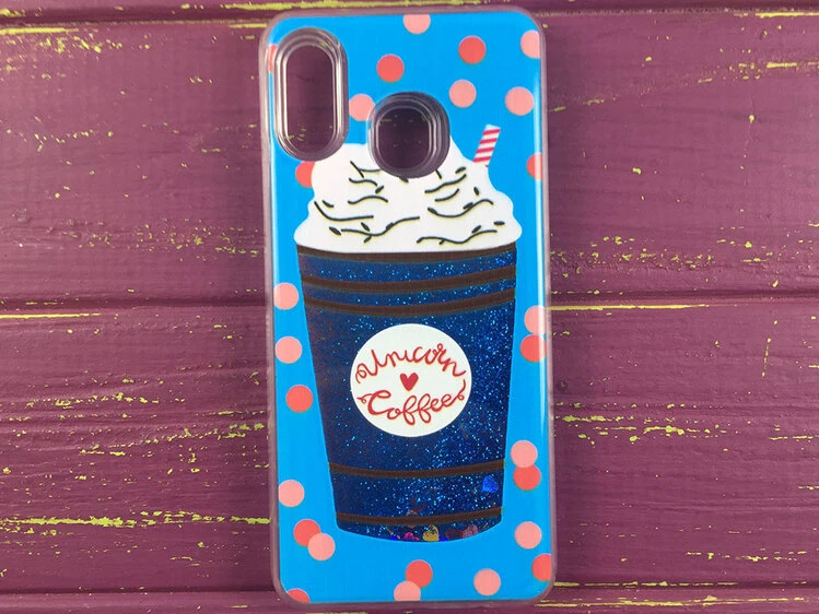 Акваріум Samsung A20/A30/M10s Unicorn Coffee blue