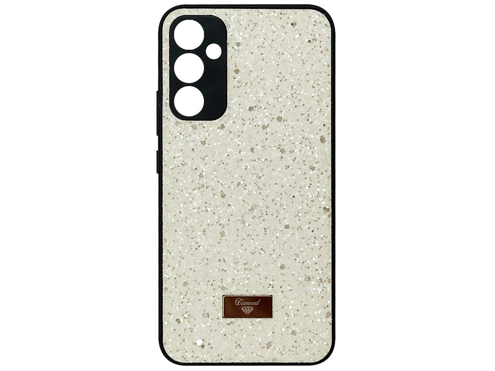 Накладка Level Shining Diamond Samsung A34 white