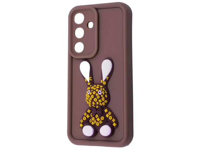 TPU 3D Rabbit Camera Samsung S24 brown