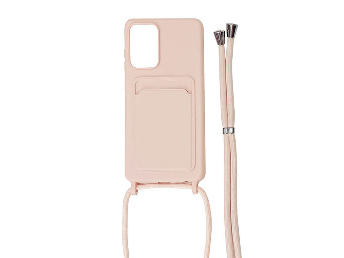 Crossbody CARD CASE Samsung A52/A52s pudra
