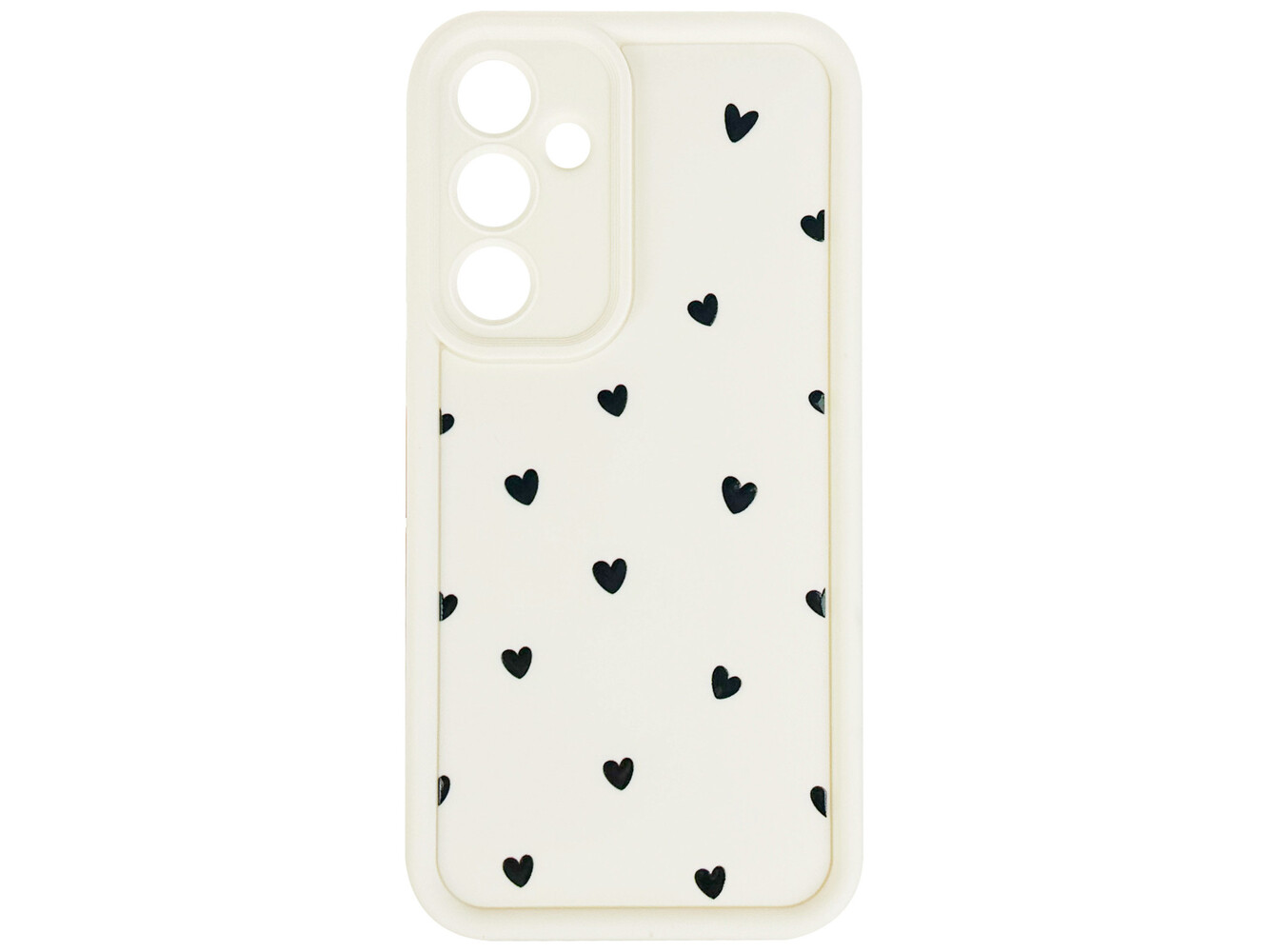 TPU Hearts Black Camera Samsung A56 vanilla