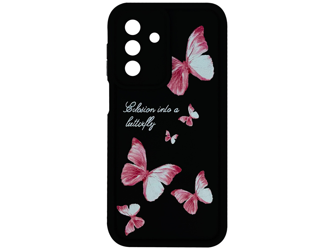 TPU Butterflies Camera Samsung A26 black