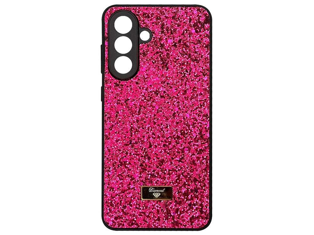 Накладка Level Shining Diamond Samsung A56 pink