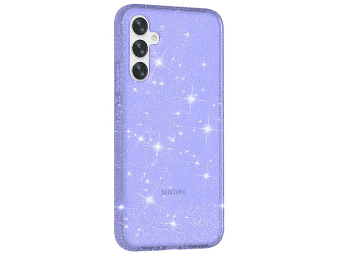 Накладка Shiny dust clear Samsung A16 purple