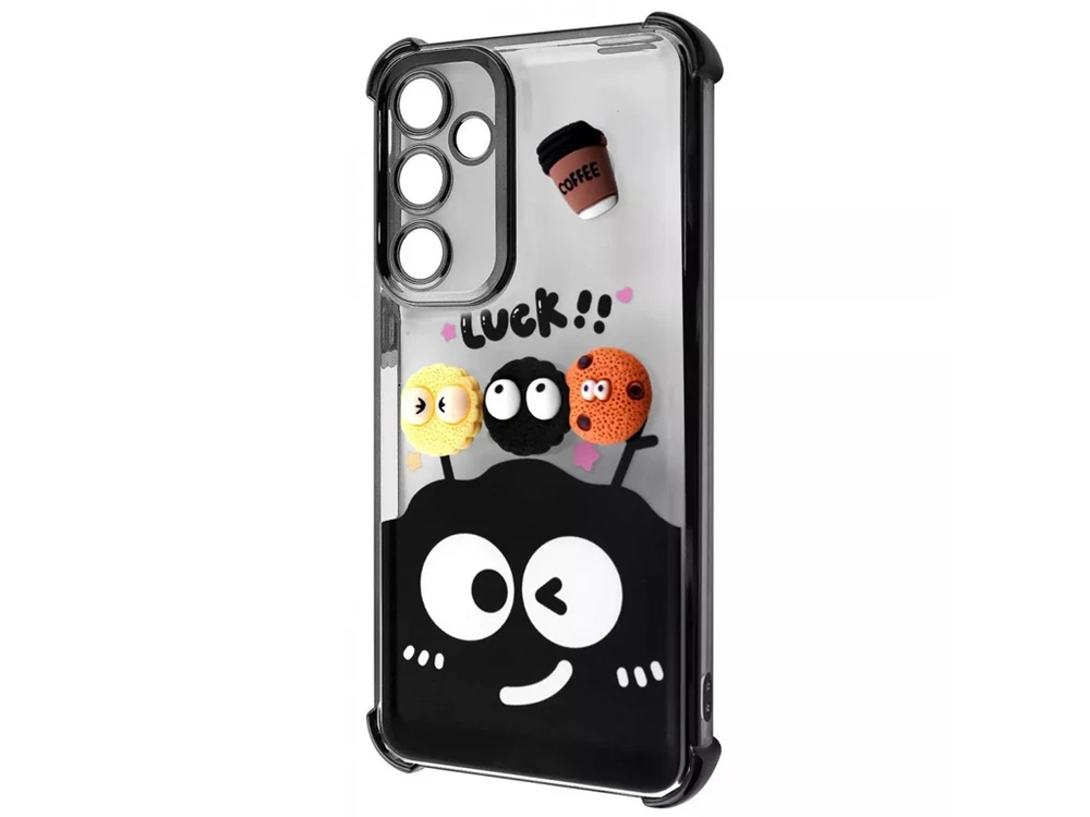 Накладка WAVE Winkie Splash Samsung A55 black