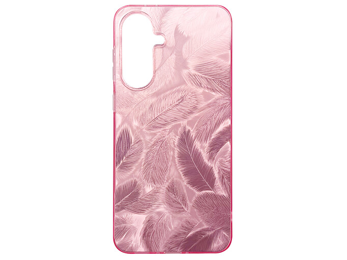 Накладка Feathers Samsung A56 pink