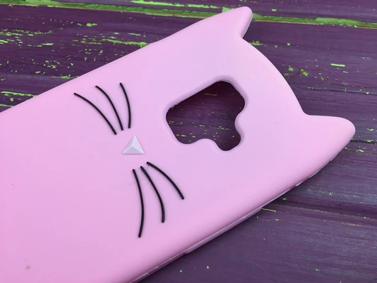 3D CAT'S Samsung A6 (18) Pink