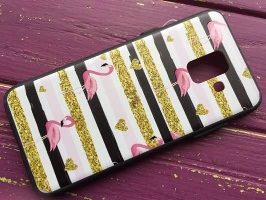 Чохол Pic Samsung A6(18) Flamingo in love