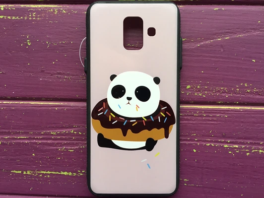 Чохол Pic Samsung A6(18) Panda in donut
