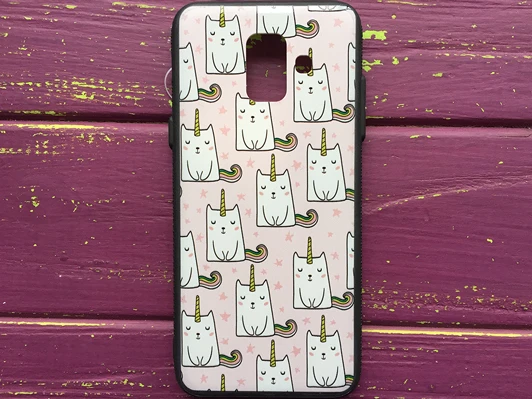 Чохол Pic Samsung A6(18) Cat-unicorn