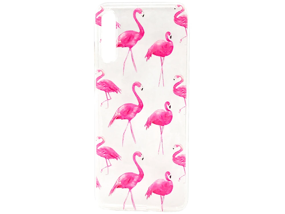 Силікон Samsung A70 many flamingos