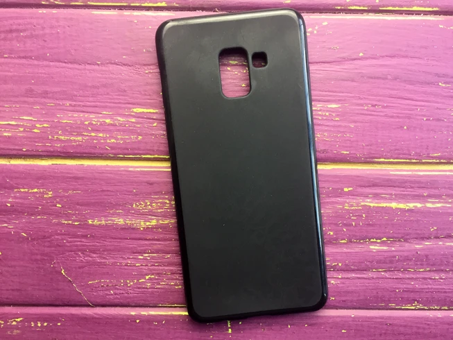 Силикон Samsung A8 (18) Black