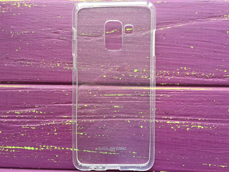 Силікон Золотий Пил Samsung A8(18)