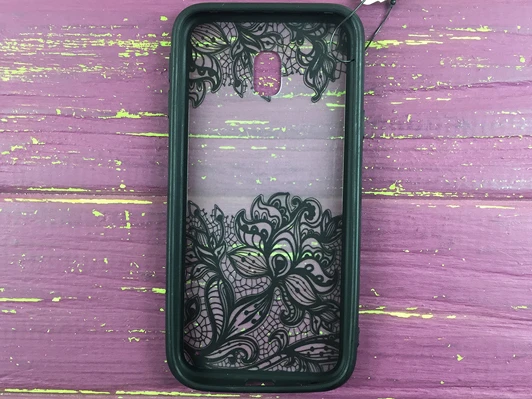 Rock Tatoo Art Samsung J330 Черные цветы