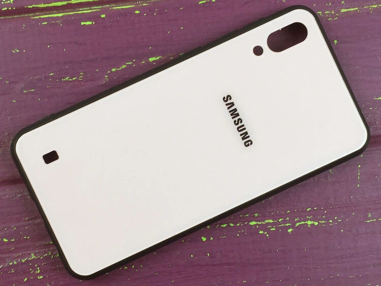 TPU+Glass Samsung M10 Розовый