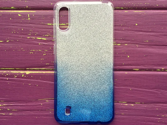 Золотой Дождь Slim Samsung M10 Blue