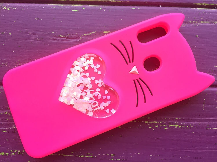 3D КОШКА Любов Samsung M20 Ярко-розовый
