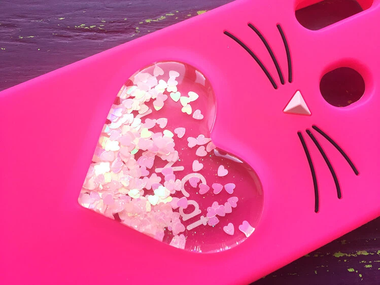 3D КОШКА Любов Samsung M20 Ярко-розовый