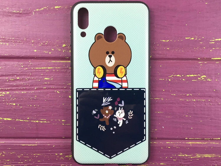 Накладка Pocket Animal Samsung M20 bear