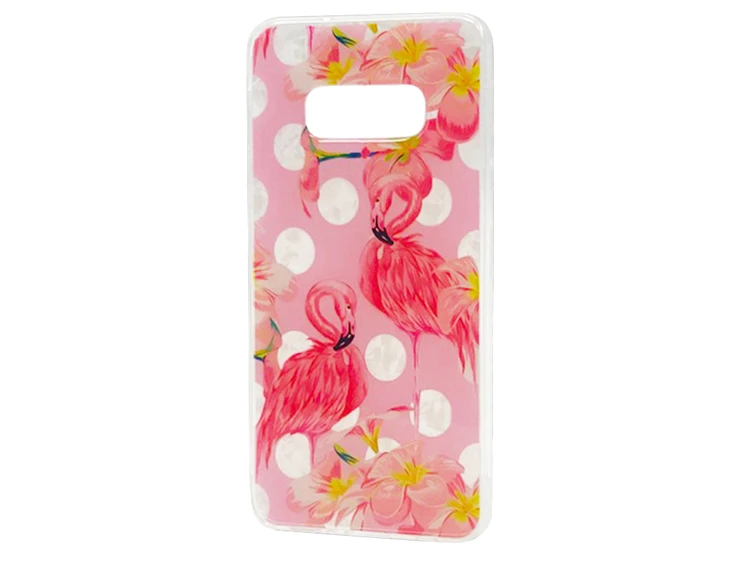 Накладка Glue Case Flamingo Samsung S10e pink