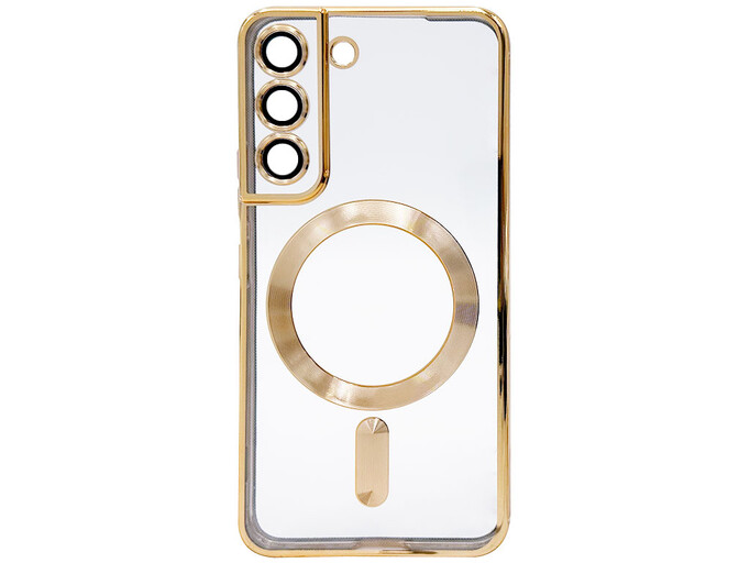 Силікон Cosmic camera CD Magsafe Samsung S22 gold