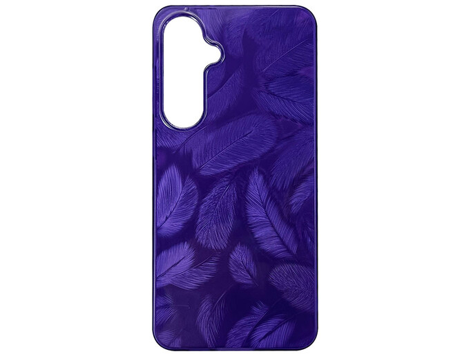 Накладка Feathers Samsung S24 FE violet