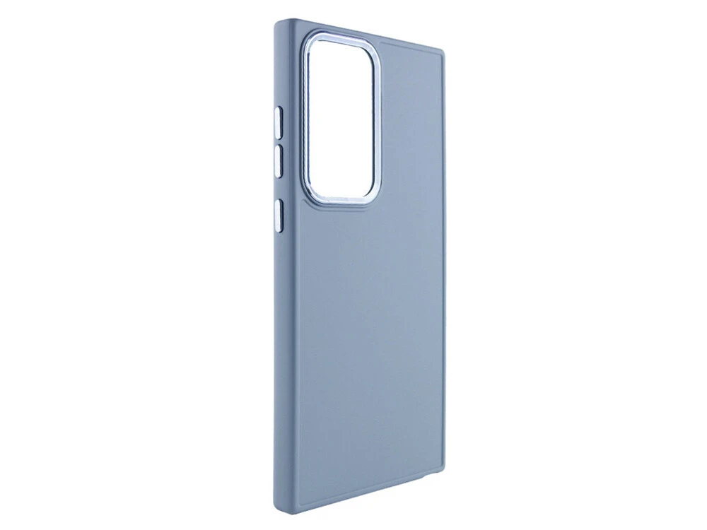 Накладка Bonbon Metal Buttons Samsung S24 Ultra gray blue