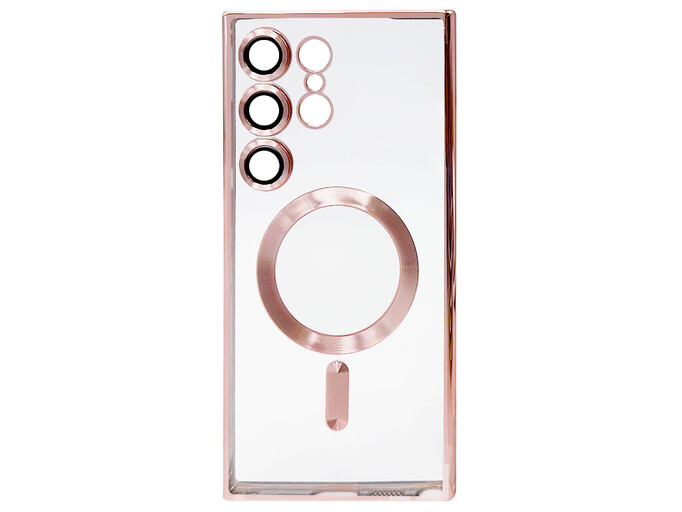 Силікон Cosmic camera CD Magsafe Samsung S24 Ultra rose gold