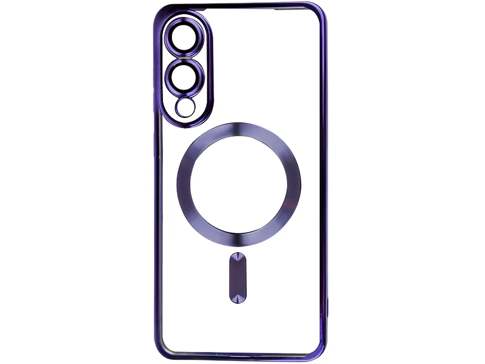 Силікон Cosmic camera CD Magsafe Samsung S25 Edge deep purple