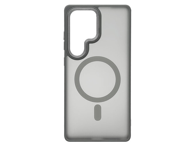 Shadow Matt Metal Buttons Corrugated MagSafe Samsung S25 Ultra gray